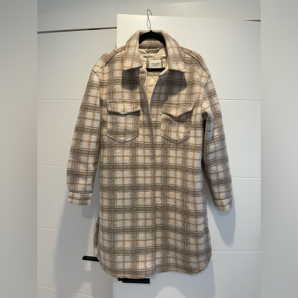 Abercrombie & Fitch Plaid Shirt Jacket
